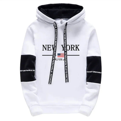 Quality Mens Tracksuit Casual Print Sweatshirts Sports Jogging Mens Clothing Autumn Winter Sportswear Single Piece Hoodie Pants