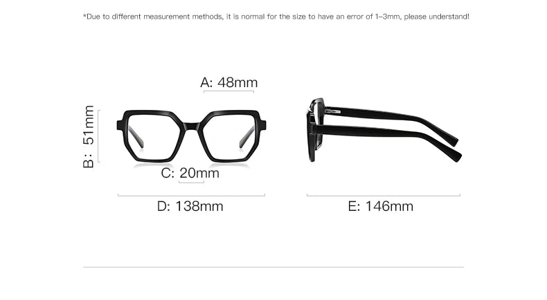 Oversise Women Myopia Prescription Glasses Hyperopia Reading Glasses Anti Blue Light Optical Eyeglasses Frame PFD2143