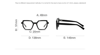 Oversise Women Myopia Prescription Glasses Hyperopia Reading Glasses Anti Blue Light Optical Eyeglasses Frame PFD2143