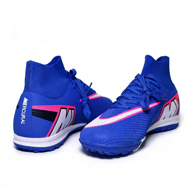 999Y High Quality Mens Soccer Shoes Turf Soccer Cleats for Boys Sneakers TF/FG Training Football Boots Chuteira Campo 35-45