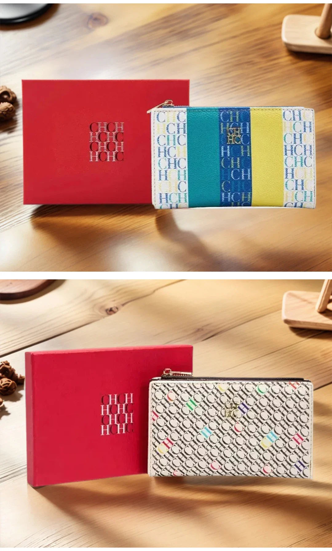 Exquisite Compact Portable High-quality Wallet With A High-end Feel Light Luxury Women's Cartoon Pattern Printed Wallet