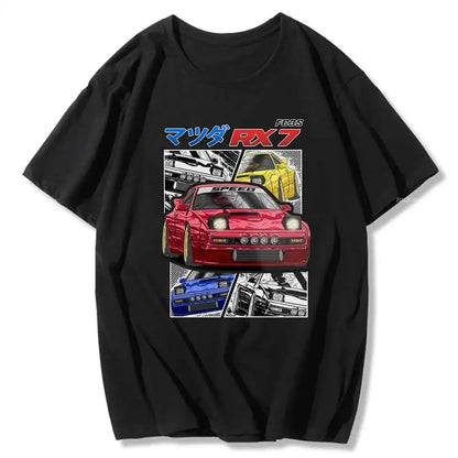 Initial D T Shirt Japanese Anime Graphic Funny Harajuku Manga T Shirt Fashion Casual Short Sleeve Plus Size T Shirt Women