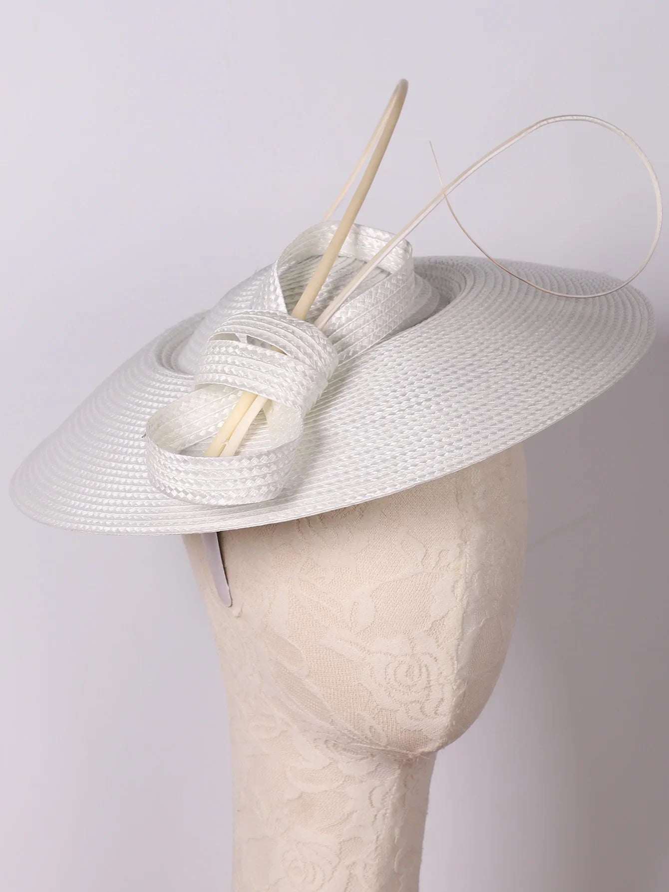 Fascinators Black White Weddings Pillbox Hat For Women Church Hat Sraw Fedora Black Wide Ladies Dress Kentucky Derby Hats