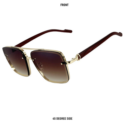 UV400 Protection Square Sunglasses Women Trendy Beach Vacation Brand Design Wooden Vintage Retro Sunglass Men Fashion Glasses