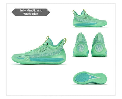 Zen VII Basketball Shoes Breathable Non-Slip Lightweight Wrapped Stable Cushioning Combat Grip Sneakers 572531101