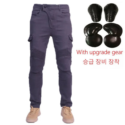 Motorcycle Jeans Pantalones Motocicleta Hombre Featherbed Jeans Standard Version Car Ride Trousers Pant Summer Riding