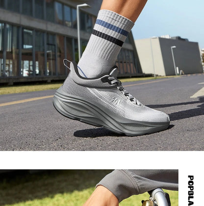 Running Shoes Jogging Thick-soled Lightweight Mesh Durable Cushion Breathable Male Sneakers 672532206