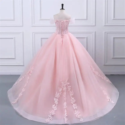 Sweet 15 Quinceanera Dresses Off The Shoulder Birthday Party Dress Formal Ball Gown 15 Year Old Dress Customized