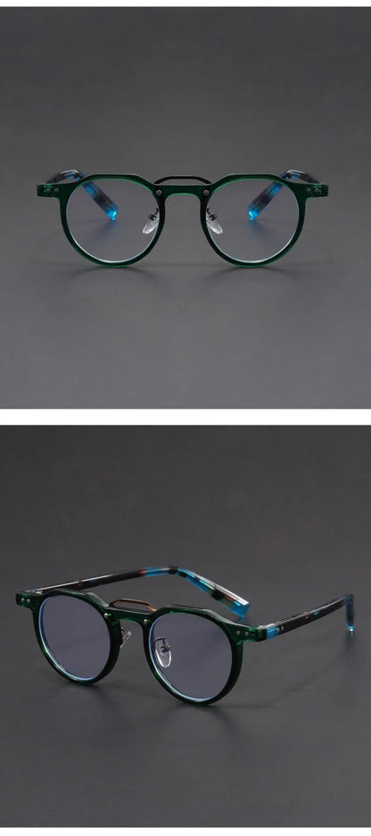 Personalized Retro Fashion New Design Men's Anti-blue Light Glasses Reading Glasses Can Be Customized Prescription 1028