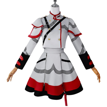 Wholesale Kasane Teto Cosplay Costume Anime Vtuber Cosplay Dress Halloween Party Women Performance Suit for  Kasane Teto Wig