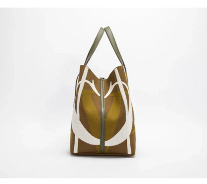 Fashion Retro Design New Women's Handbag Shopping Holiday Tourism High Capacity Handbag