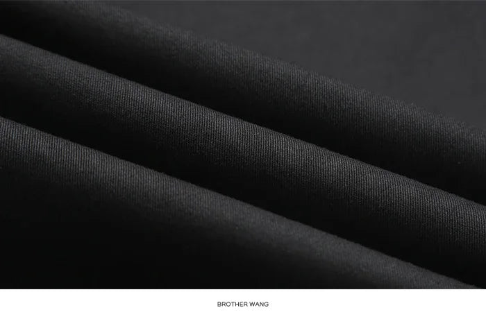 4 Colors 98% Cotton Casual Pants Men 2024 New Classic Style Straight Loose High Waist Elastic Trousers Male Brand Clothes