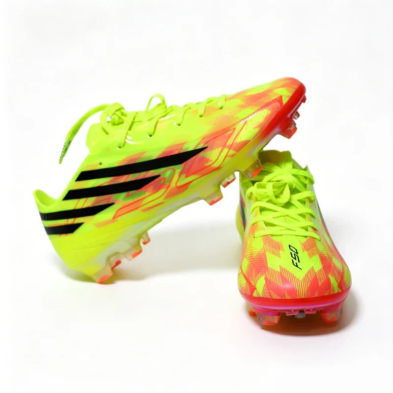 2026-F50 High Quality Mens Soccer Shoes Breathable Non-Slip Turf Soccer Cleats Boys TF/FG Training Football Boots Chuteira Campo