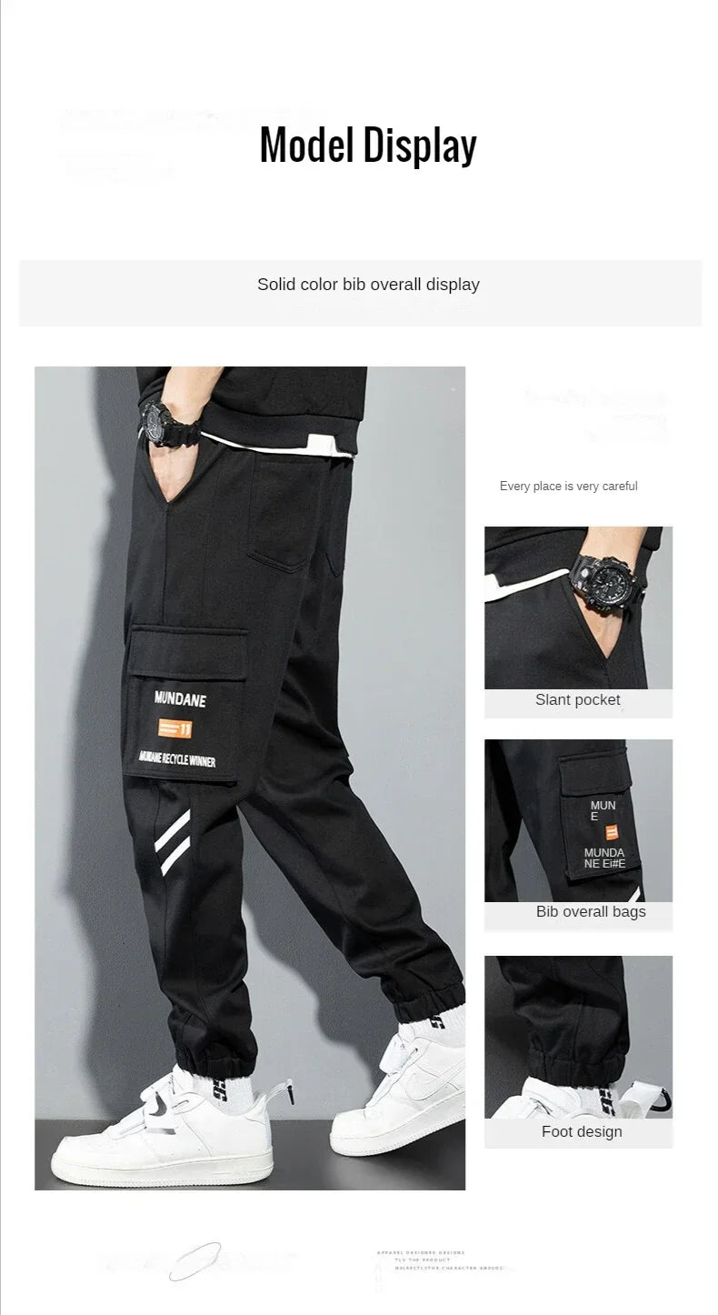 New Korean Fashion Style Casual Pants Men Cotton Cargo Trousers Male Plus Size Camouflage Streetwear Y2K Harem Jogger Camo Trend