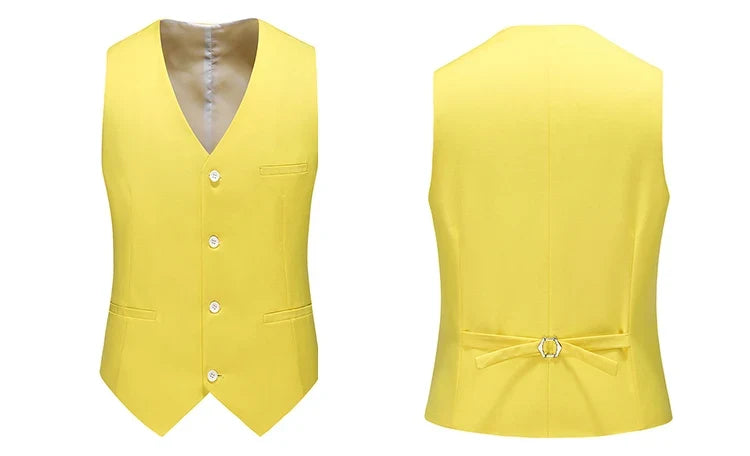 Vest for Men 17 Colors Solid Color Slim Single Breasted Waistcoat Business Fashion Casual High Quality Men Clothing Suit Vests