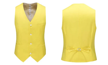 Vest for Men 17 Colors Solid Color Slim Single Breasted Waistcoat Business Fashion Casual High Quality Men Clothing Suit Vests