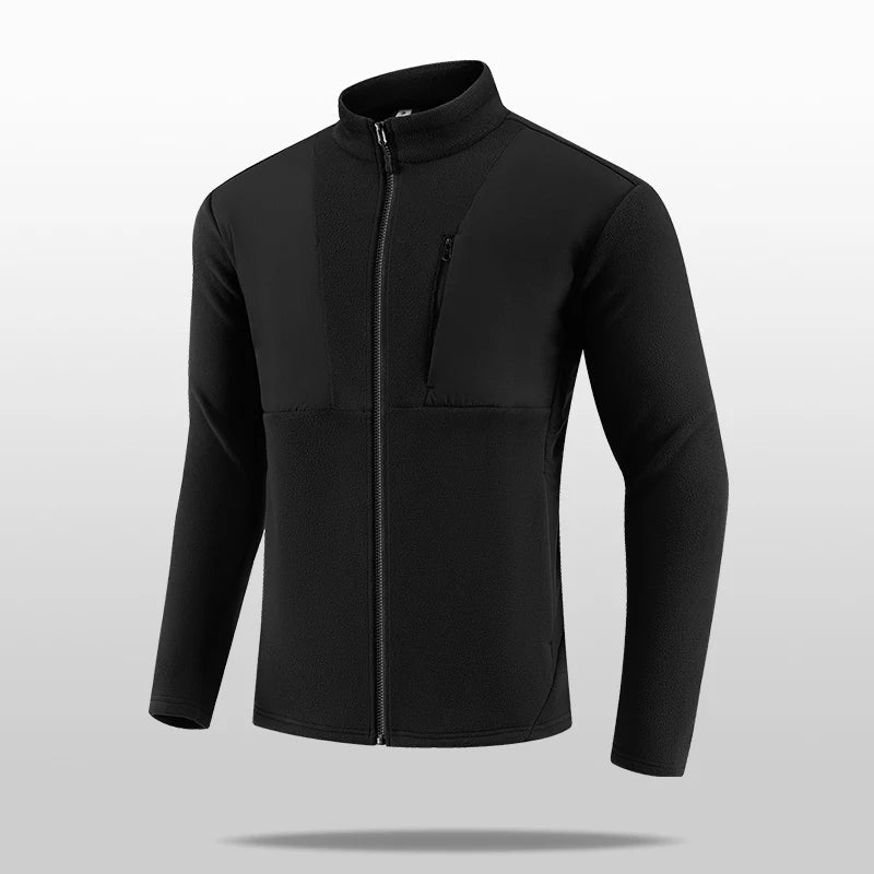 New Men's Autumn/Winter Outdoor Skiing Running Warm Thick Long Sleeve Base Shirt Fashion Casual Fitness Jacket T-Shirt Tops