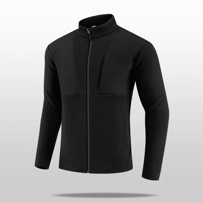 New Men's Autumn/Winter Outdoor Skiing Running Warm Thick Long Sleeve Base Shirt Fashion Casual Fitness Jacket T-Shirt Tops