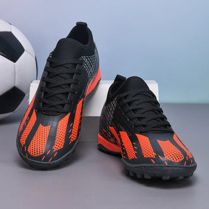 New Men Soccer Shoes Futsal Indoor Football Boots Sport Match Training Kids TF Cleats Grass Ankle Hot-selling High-quality Light