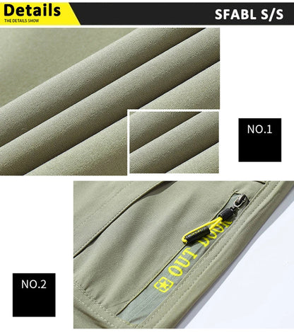 5XL Summer Quick Dry Hiking Pants Men Stretch Waterproof Tactical Pants Zipper Pockets Trousers Lightweight Fishing Pants