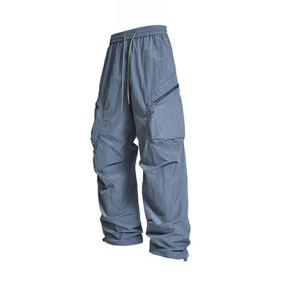 Male Hiking Pants Outdoor Waterproof Mountaineering Sports Trousers Autumn Elastic Waist Breathable Camping Fishing Cargo Pants