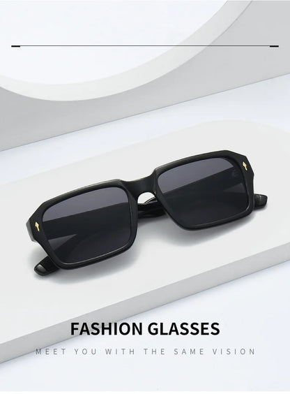 Square Sunglass Men Fashion Sunglasses Women 2025 Trendy Vintage Fashion Glasses Retro Gafas De Sol Hombre Lunette Soleil Femme