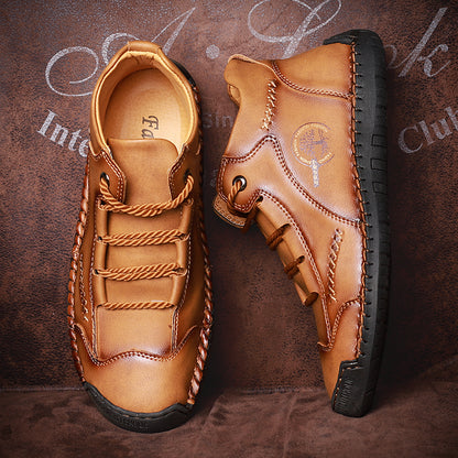 Fashion Men Ankle Boots Handmade Mens Boots Lightweight Mens Designer Boots Outdoor Sneakers Leather Work Boots Plus Size 38-48