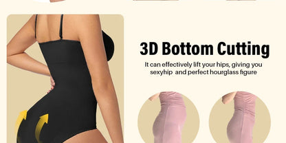 Slimming Shapewear Removable Bra Pads Bodysuit Body Shaper Women Seamless Tummy Control Slimming Sheath Flat Belly for Underwear