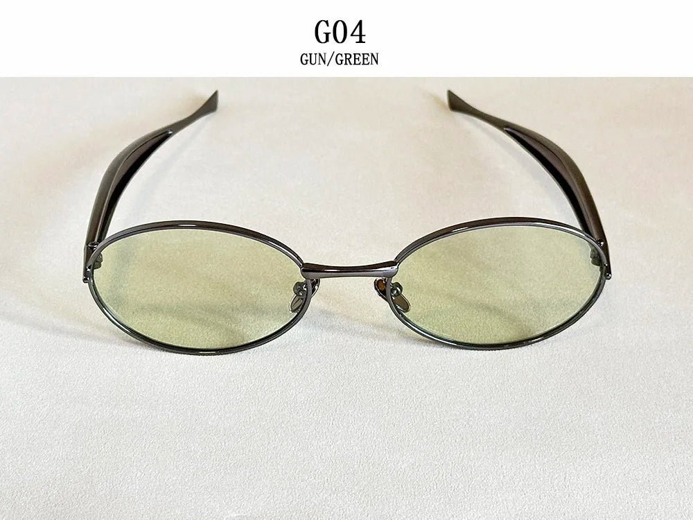 Oval Sunglasses Women Trendy 2025 Luxury Vintage Sunglass Fashion Glasses Dropshipping Lentes De Sol Mujer Lunette Soleil Femme