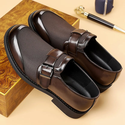 Leisure Walk Male Loafers Outdoor Anti-slip Men's Driving Shoes Handmade Business Footwear Elegantes Slip on Flats Oxford Shoes
