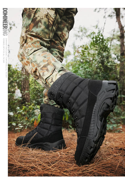 Men's Tactical Boots Ankle Outdoor Hiking Desert Boots Sports Climbing Shoes Military Work Waterproof Work Safety Hunting Shoes