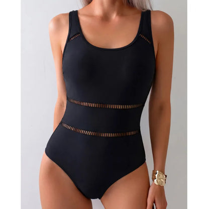 Black Sexy Swimsuits One Piece Women's Closed Swimwear Push Up Swimming Wear Bodysuit Bathing Suits Beachwear Pool Bather 2026