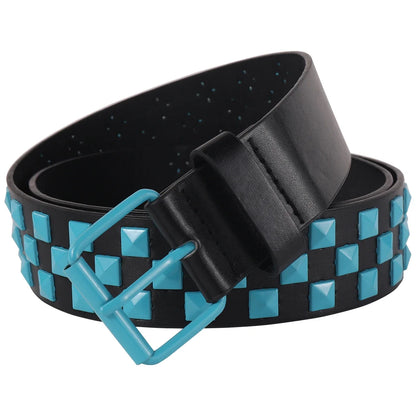 Ladies' inlaid belt, suitable for punk, street, and retro styles, can be paired with hard items such as leather jackets