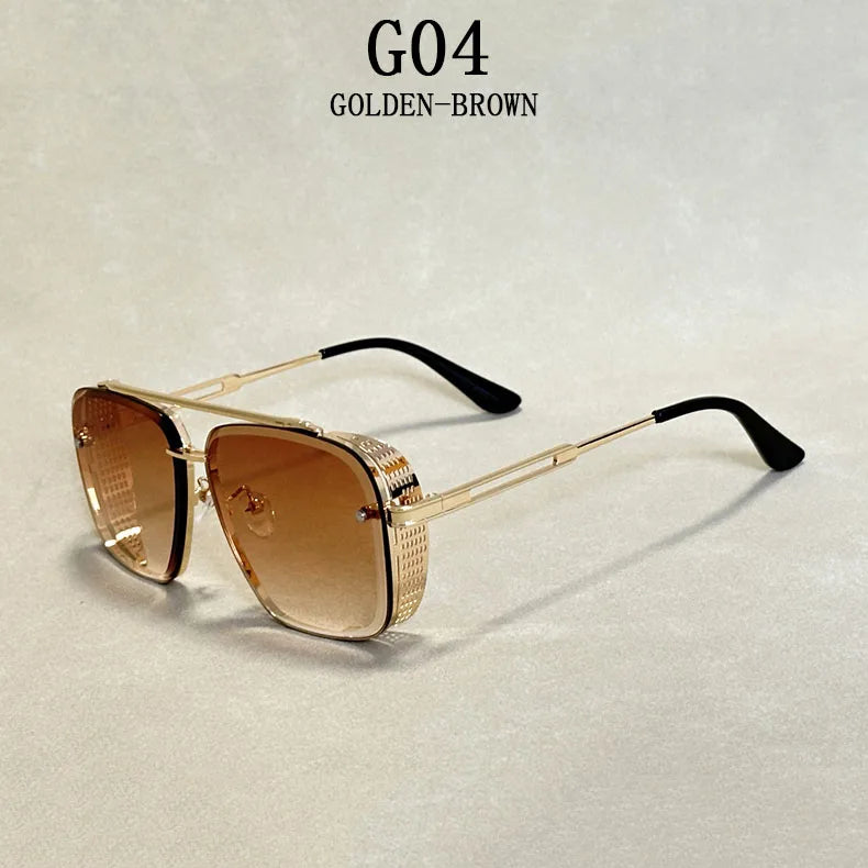 New Punk Square Sunglasses For Men Vintage Fashion Glasses Retro Steampunk Sunglasses Women Trendy Gafas De Sol Hombre Zonnebril