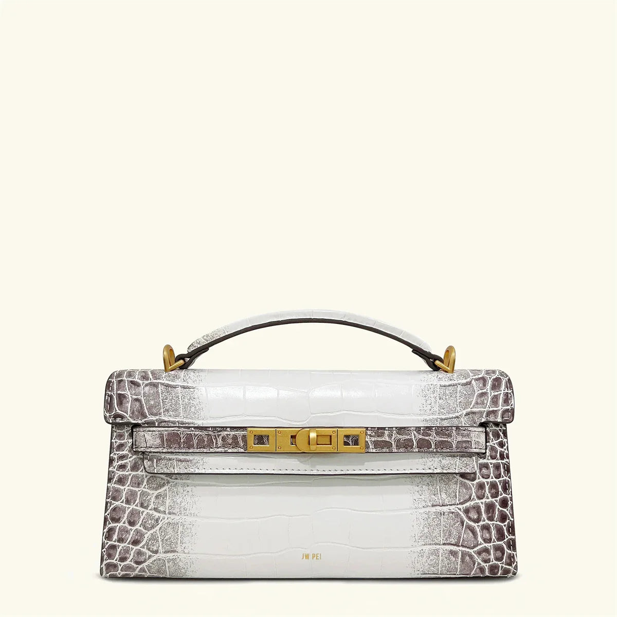 Crocodile Embossed Handbag, Luxury Designer Convertible Purse for Women, Crossbody & Shoulder Bag in New Style