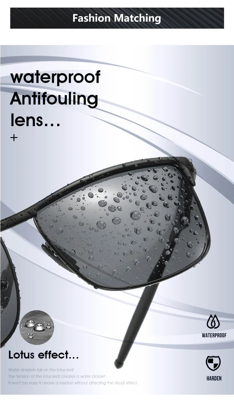 Metal Men Sunglasses Polarized UV400 Protection for Driving Fishing Hiking Golf Everyday Use