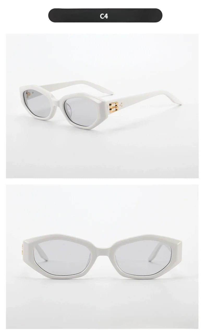 Fashion Cat Eye Retro Men Sunglasses High Quality Acetate UV400 Protection Top Brand Women Sunglasses Support Custom Lenses