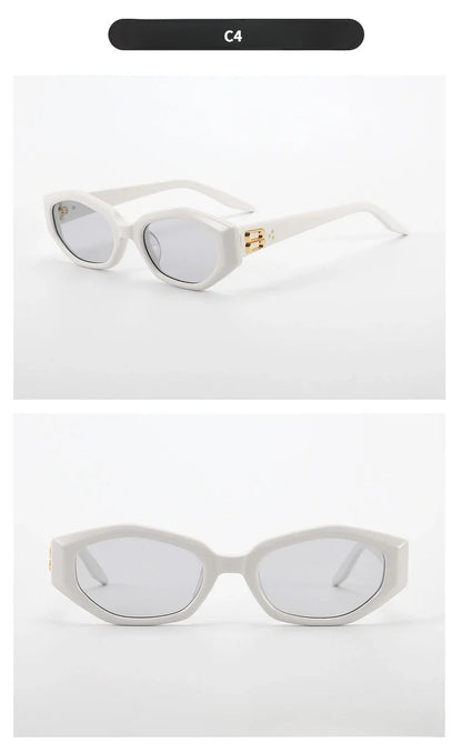 Fashion Cat Eye Retro Men Sunglasses High Quality Acetate UV400 Protection Top Brand Women Sunglasses Support Custom Lenses