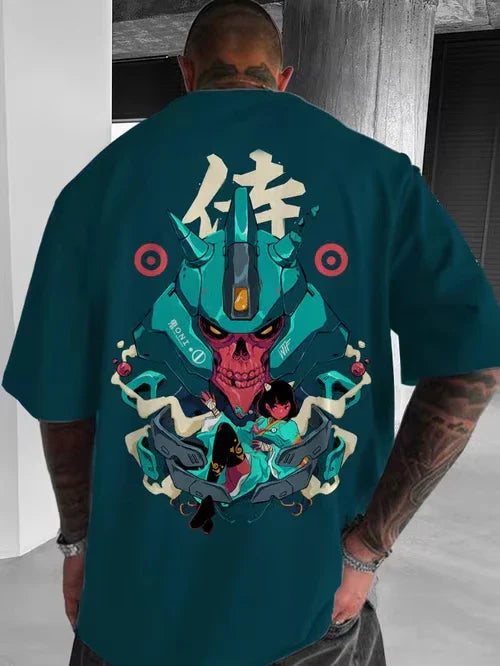 Japanese Anime Style Girl 3D Print T-Shirt Men Women Fashion Plus Size Casual Short Sleeve Tops Tees Manga Sexy T Shirts Homme