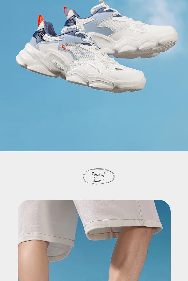 Men Sport Shoes Breathable Stitching Retro Casual Thick Bottom Height Increasing Male Sneakers 672326774