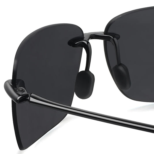 Sports Sunglasses for Men Women Tr90 Rimless Frame for Running Fishing Golf Driving MJ8009