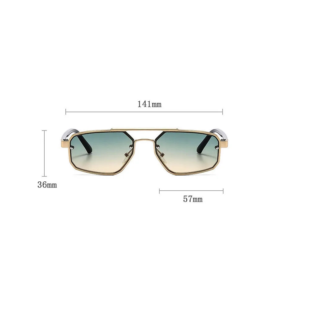 Fashion Punk Sunglasses Women Trendy Luxury Vacation Steampunk Sunglasses For Men Retro Glasses Gafas De Sol Hombre Zonnebril