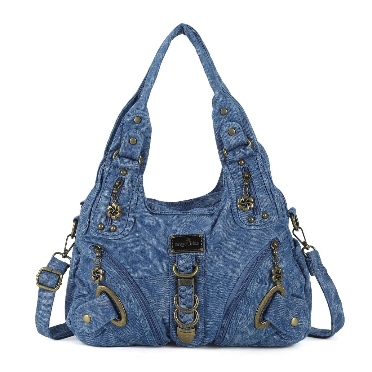 Vintage Bag Large Women's Shoulder Bag Leopard Print Top-Handle Fashion Satchel Dumpling Tote Hobos Handbags