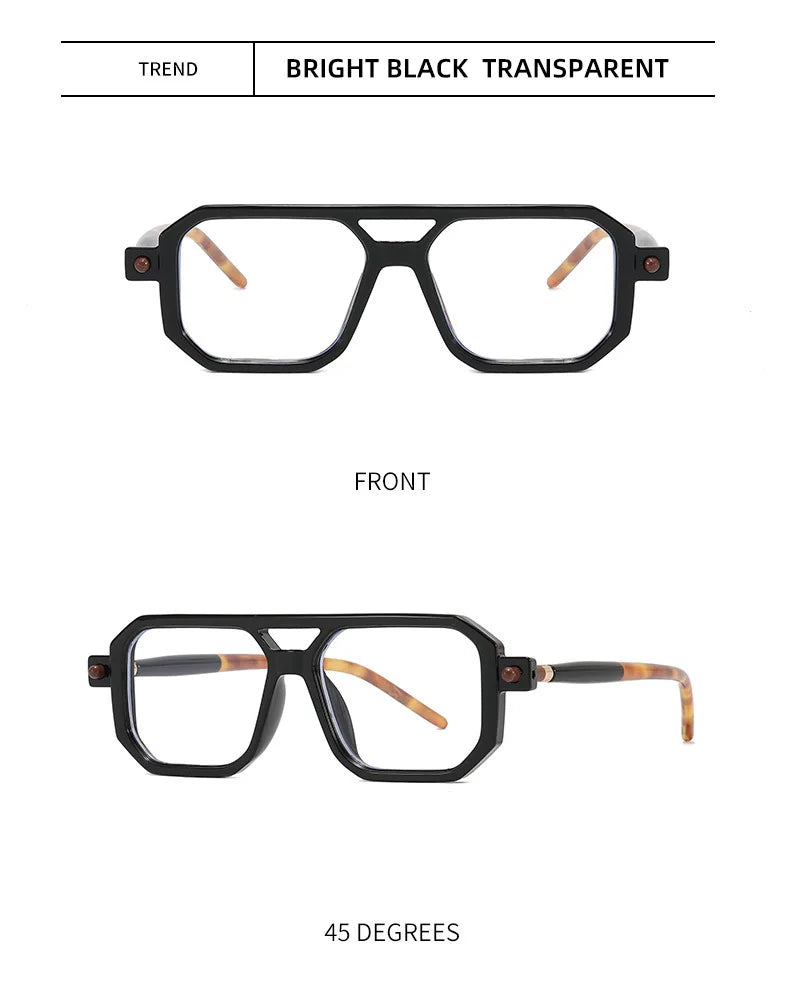 2022 Square Sunglasses For Men Fashion Glasses Luxury Retro Blue Light Blocking Shades Vasos Decorativos Oculos De Sol Masculino