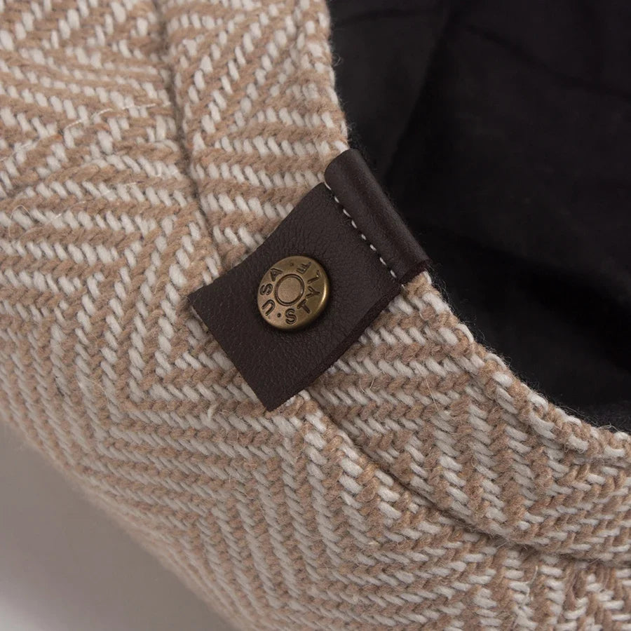 New Retro Herringbone Newsboy Cap For Men Autumn Winter Warm Beret Women Fashion Vintage Hat Hip Hop Female Flat Caps Berets