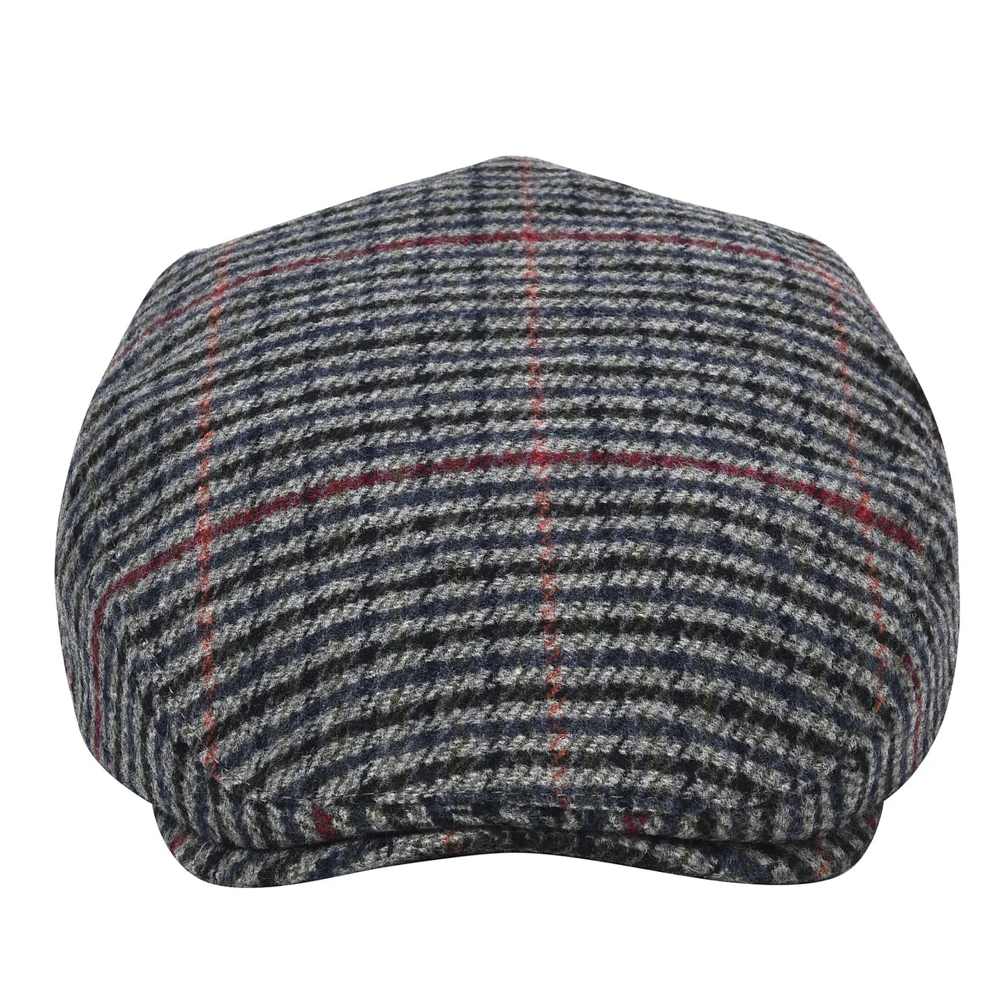 Men's Herringbone Flat Ivy Newsboy Hat Wool Blend Gatsby Cabbie Cap