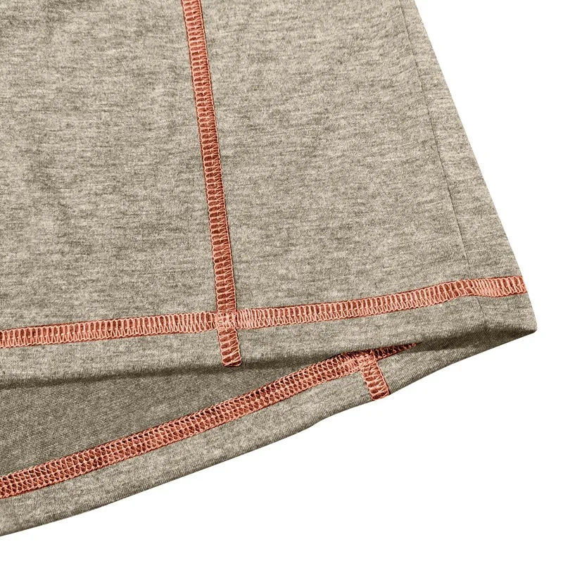 Men's Cotton Button Henley Neck Shirt Long Sleeve Casual Button Solid Color Fashion Streetwear Tops Tees T-Shirts Men Clothing