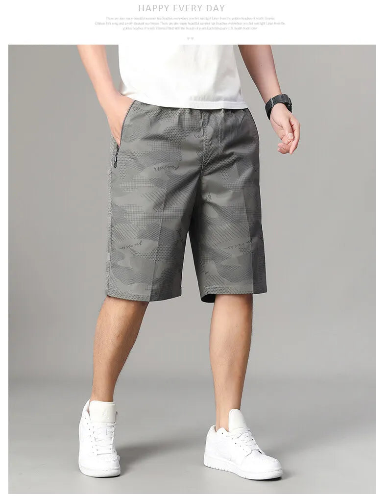 Mens Light Weight Sweat Shorts Oversized Casual Cotton Cargo Shorts Elastic Waist Drawstring Lounge Athletic Short with Pockets