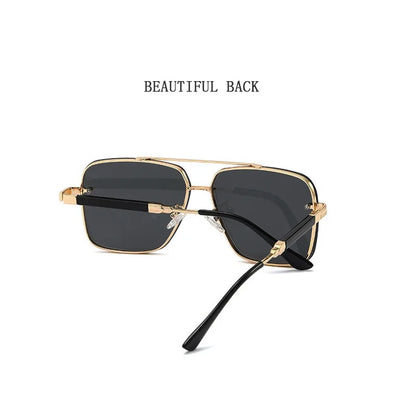 Square Sunglasses For Men 2024 Vintage Fashion Glasses Luxury Retro Sunglasses Women Trendy Vacation Shades Gafas De Sol Hombre