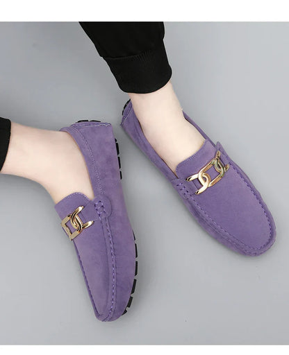 2025 New Handmade Beanie Shoes Men's Soft Sole Slip-On Casual Lazy Shoes Breathable Trbottomy Easiest for Match Large Size